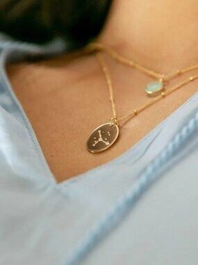 Cancer Zodiac Boho/Indie Pendant Charm Necklace